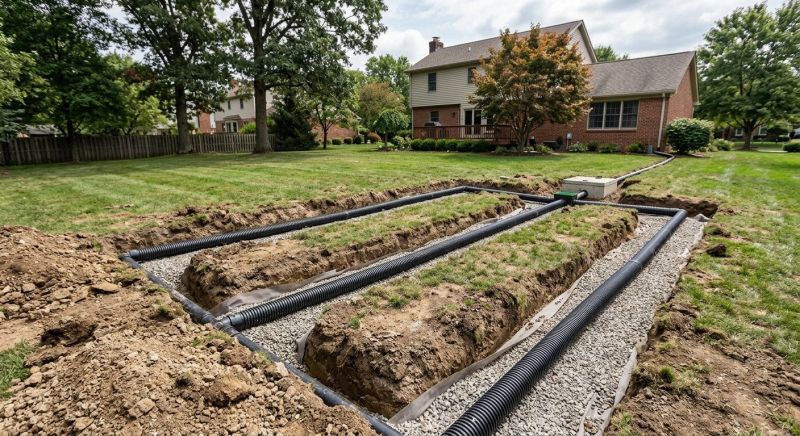 Leach Field Installation in Columbus, OH
