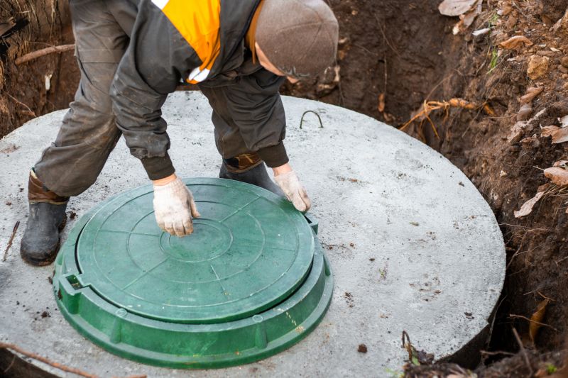 Septic Tank Lid Removal