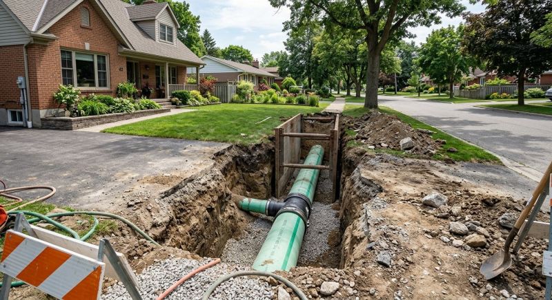 Sewage Line Installation in Columbus, OH